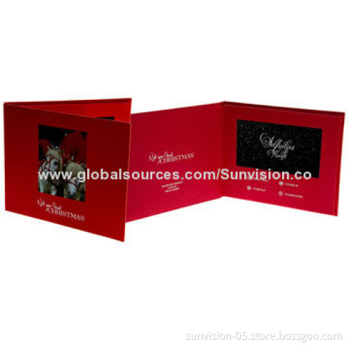 Holiday Greeting Cards, Built-in Inductive Switch with Button Controller